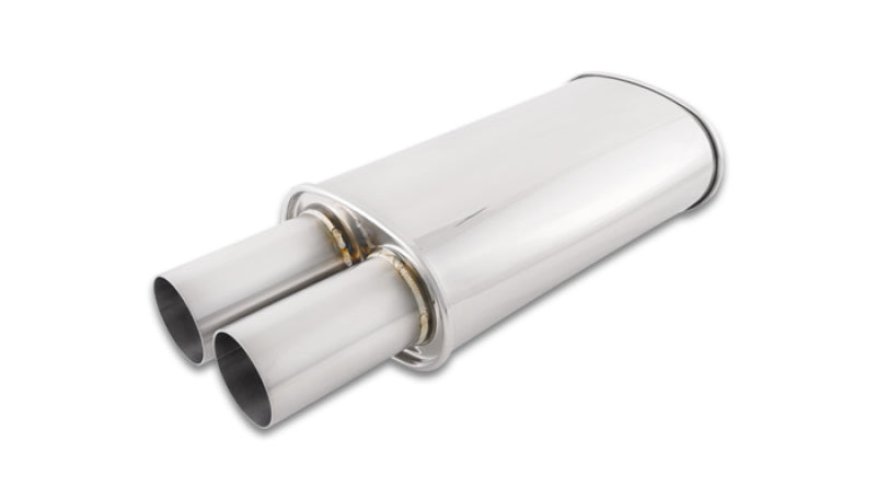 Vibrant Streetpower Oval Muffler w/3.00in Round Straight Cut Tip (3.00in Inlet) 1095 1095 Photo - Primary