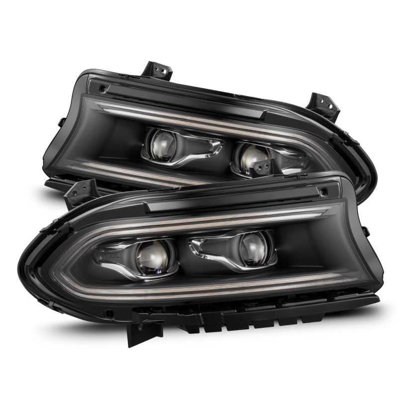 AlphaRex 15-23 Dodge Charger LUXX-Series LED Proj Headlights Black w/Activtn Lgt & Seq.Sig / SB DRL 880599 880599 Photo - Primary