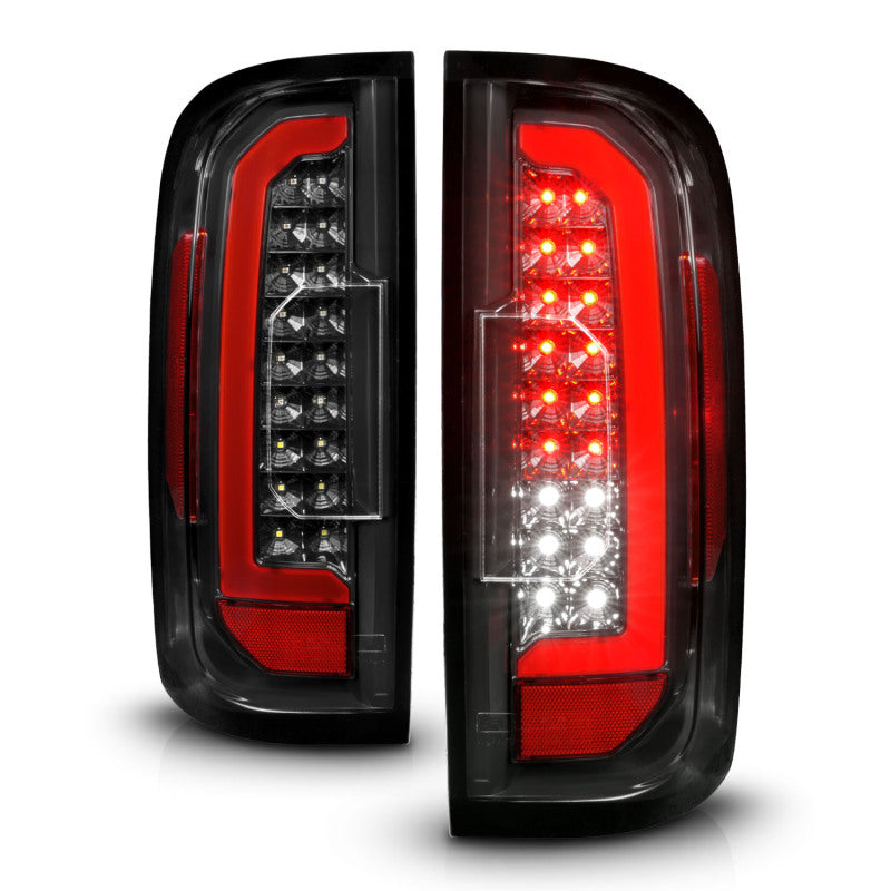 ANZO 15-21 GMC Canyon Full LED Taillights w/ Red Lightbar Black Housing/Clear Lens 311434 311434 User 5