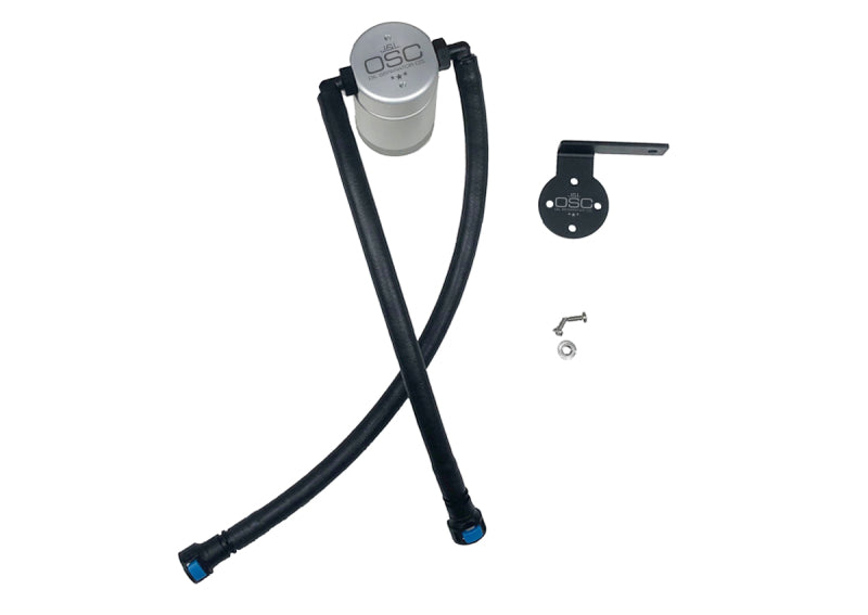 J&L 19-23 Chevrolet Silverado/GMC Sierra 1500 5.3L V8 Driver Side Oil Separator 3.0 - Clear Anod 3086D-C 3086D-C Photo - Primary