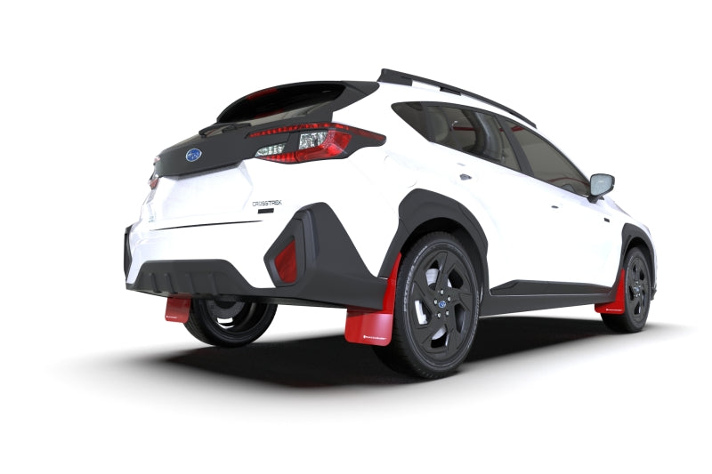 Rally Armor 2024 Subaru Crosstrek Red UR Mud Flap White Logo MF106-UR-RD-WH MF106-UR-RD-WH User 1
