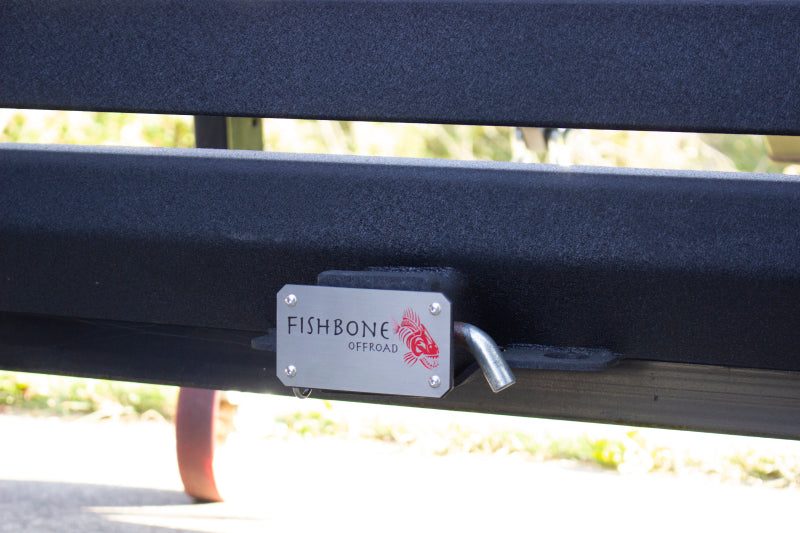 Fishbone Offroad Hitch Cover - 2In Hitch - Black Powdercoated Steel FB32096 FB32096 Photo - lifestyle view