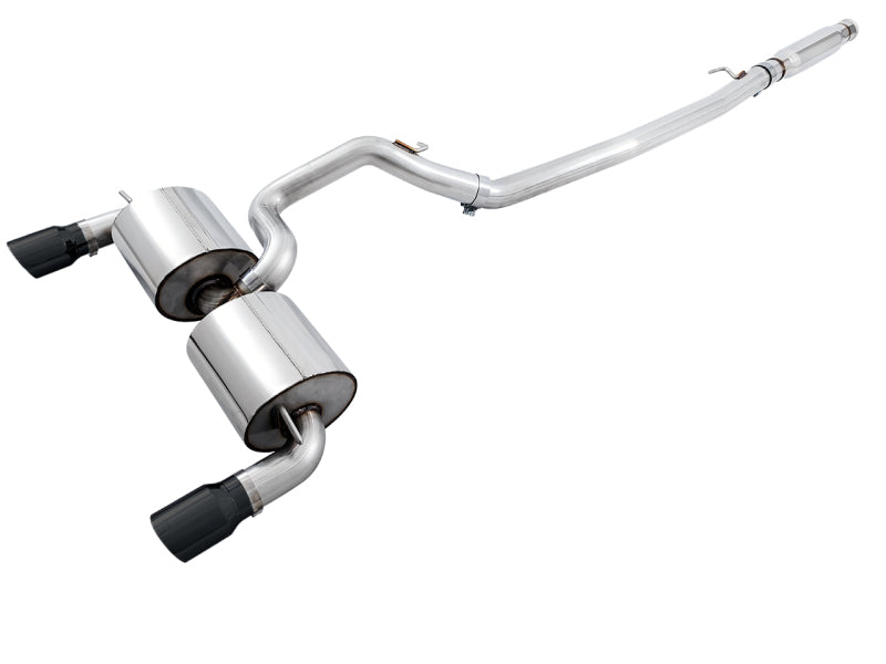 AWE Tuning Ford Focus RS Touring Edition Cat-back Exhaust - Resonated - Diamond Black Tips 3020-33042 3020-33042 Photo - Primary