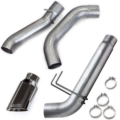 Banks Power 19-23 Dodge RAM Monster Exhaust 5.0in Single 6.7L MCSB DRW w/ SideKick S/S Chrome Tip 49832 49832 User 1