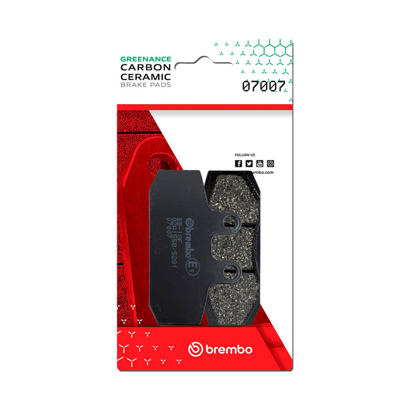 Brembo OE Honda Sj Carbon Ceramic Brake Pad - Front 07007 07007 User 1