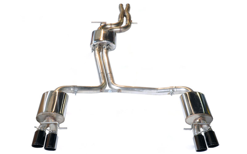 AWE Tuning B8 / B8.5 S5 Cabrio Touring Edition Exhaust - Non-Resonated - Diamond Black Tips 3415-43040 3415-43040 Photo - Primary
