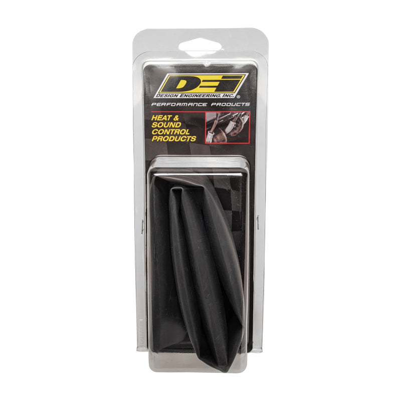DEI Hi-Temp Shrink Tube 19mm (3/4in) x 2ft w/ Adhesive - Black 10858 10858 Photo - Unmounted