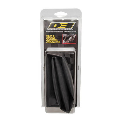 DEI Hi-Temp Shrink Tube 19mm (3/4in) x 2ft w/ Adhesive - Black 10858 10858 Photo - Unmounted