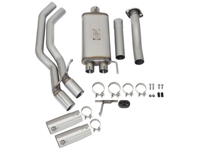 aFe Cat Back Exhaust Polished - Ford F-150 15-16 49-43081-P Photo - Unmounted