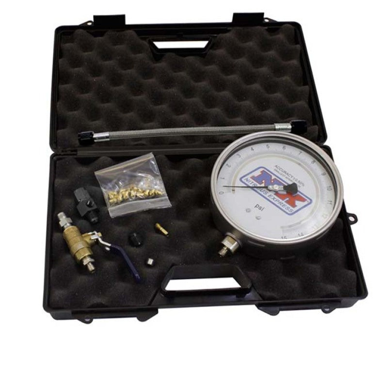 Nitrous Express Master Flo-Check Pro (6 Certified Gauge & Molded Case) 15529 Photo - Primary