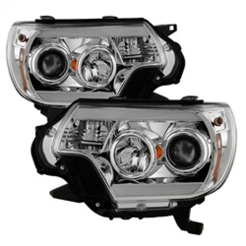 Spyder Toyota Tacoma 12-16 Projector Headlights Light Bar DRL Chrome PRO-YD-TT12-LBDRL-C 5081704 5081704 Photo - Primary