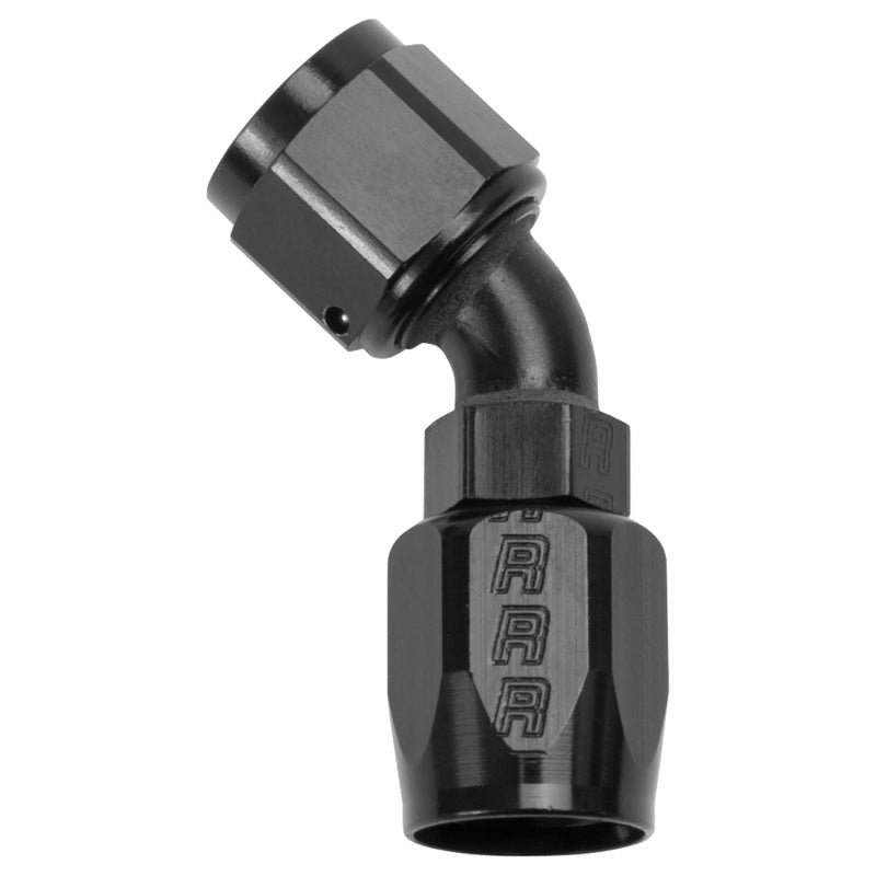 Russell Performance -4 AN Black 45 Degree Full Flow Hose End 610085 610085 Photo - Primary