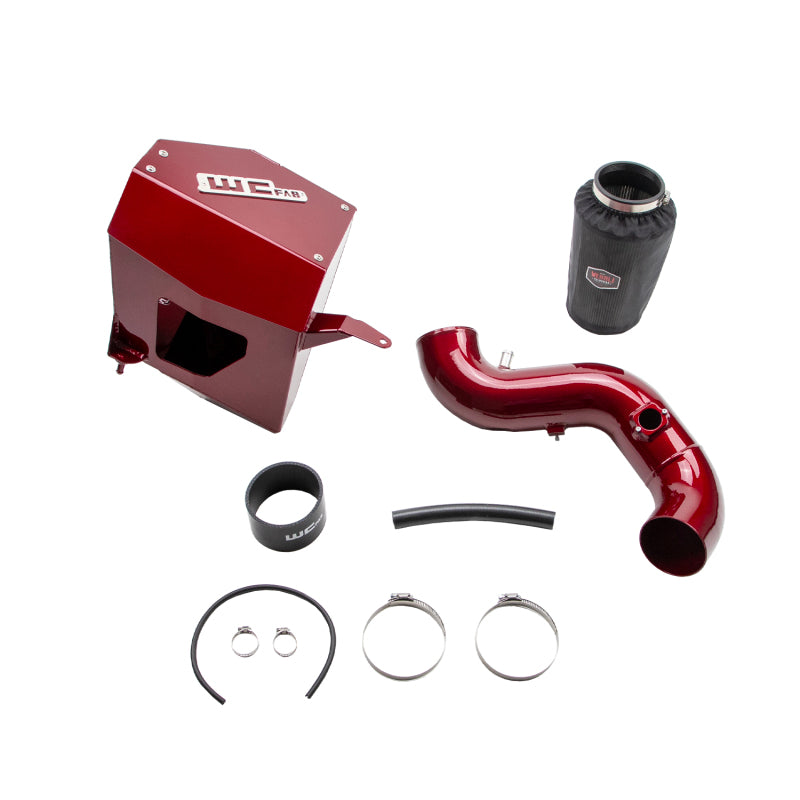 Wehrli 10-12 6.7L Cummins 4in. Intake Kit - WCFab Red WCF100875-RED