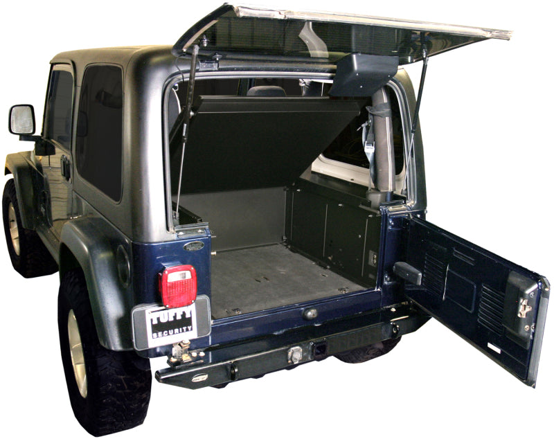 Tuffy Products Tuffy Tj Lj & Yj Security Deck Enclosure- 01 Blk 240-01 240-01 Photo - Mounted
