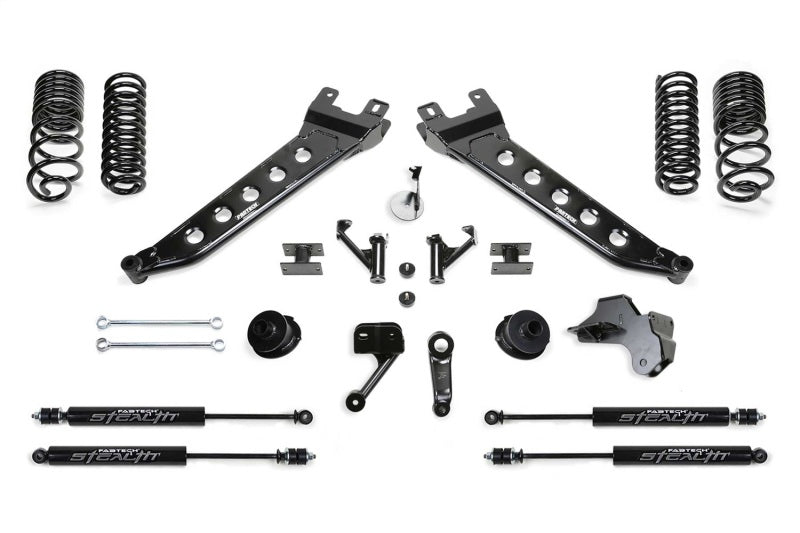 Fabtech 19-20 Ram 2500 4WD 5in Radius Arm System w/Coil Springs & Stealth Shocks K3180M K3180M Photo - Primary