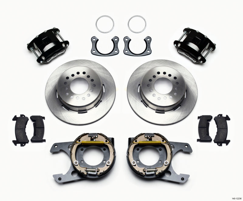 Wilwood D154 P/S Park Brake Kit New Big Ford 2.50in Off Staggerd Mount 140-12236 140-12236 Photo - Primary