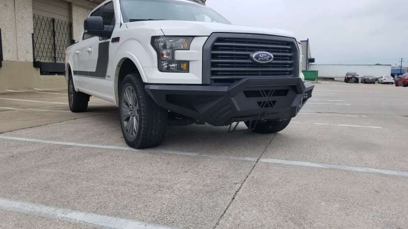 Road Armor 15-17 Ford F150 SPARTAN Front Bumper Bolt-On Pre-Runner Guard - Tex Blk 6151XFPRB 6151XFPRB Photo - Primary