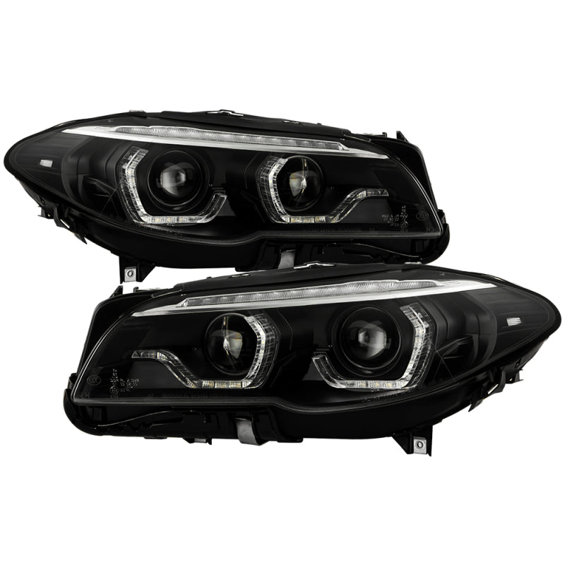 Spyder BMW 5 Series F10 11-13 Xenon/HID AFS Projector Headlights - Black PRO-YD-BMWF10HIDAFS-SEQ-BK 5088208 5088208 Photo - Primary