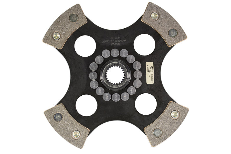 ACT 4-Puck Solid Hub Race Disc Porsche 911 Base H6 88-97 4240031 Photo - Primary