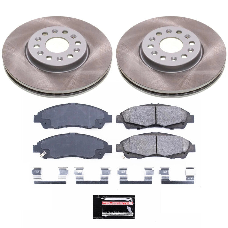 PowerStop Power Stop 17-20 GMC Acadia Front Semi-Coated Rotor Kit SC7409 SC7409 Photo - Primary