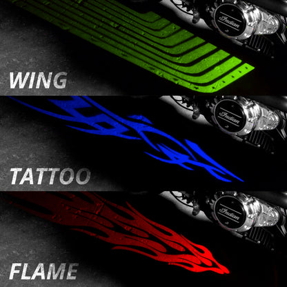 XKGLOW XK Glow Curb FX Bluetooth XKchrome App Waterproof LED Projector Welcome Light Angel Wing Style 4pc XK-CFX-ADV-WING XK-CFX-ADV-WING User 1