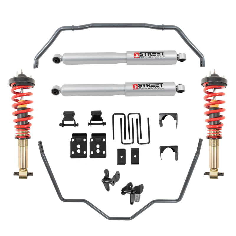 Belltech 2021+ Ford F-150 2WD 0-3in Front 5.5in Rear Complete Lower Kit with SP Shocks 1054HK 1054HK Photo - Primary