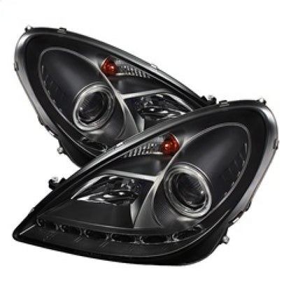 Spyder Mercedes Benz SLK 05-10 Projector Headlights Halogen Model- DRL Blk PRO-YD-MBSLK05-DRL-BK 5032546 5032546 Photo - Primary