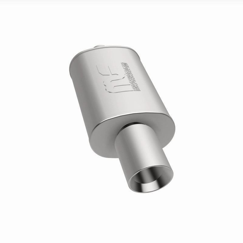 MagnaFlow 5" X 8" Oval Center/Center Performance Muffler With Tip 14829 360 Degree Image Set