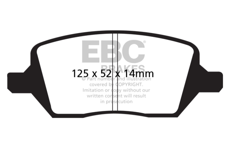 EBC Disc Brake Pad Set DP61737 Photo - Primary