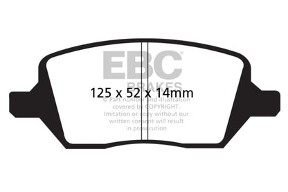 EBC Disc Brake Pad Set DP61737 Photo - Primary