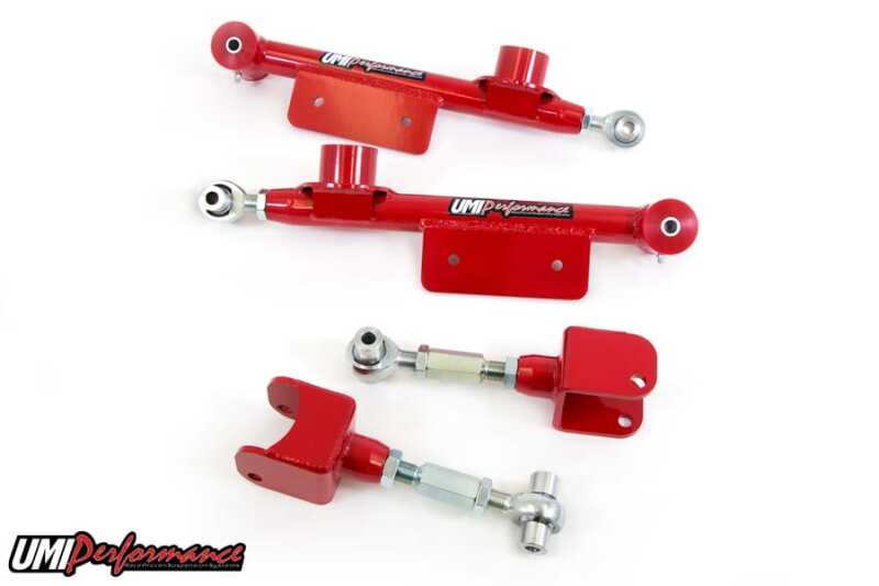 UMI Performance 79-98 Ford Mustang Upper & Lower Rear Control Arms Kit 101517-R 101517-R Photo - Primary