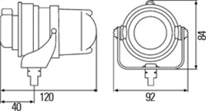 Hella Lamp Kit Micro DE XENON DRV BLK D2S 12V EC 008390801 008390801 Technical Drawing