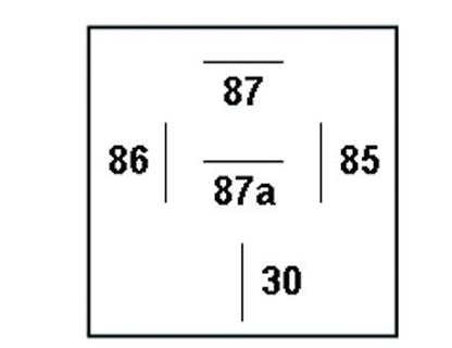 Hella Relay 12V 20/40A Spdt Res Wthr 007794321 007794321 Technical Drawing