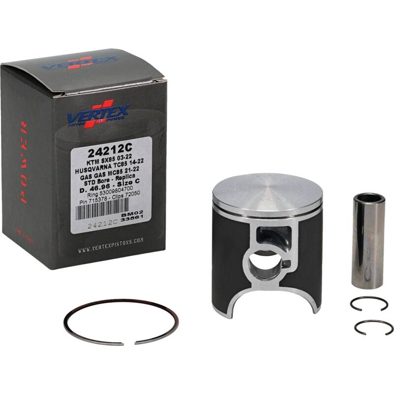 Vertex Pistons Cast Piston Kit 85Sx 24212C 24212C Photo - Primary