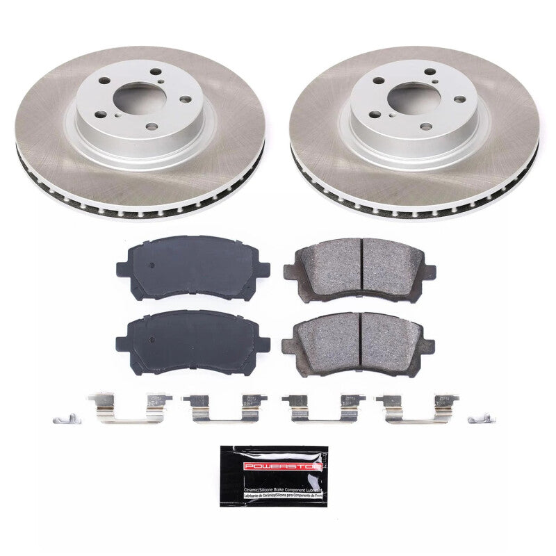 PowerStop Power Stop 2000 Subaru Outback Front Semi-Coated Rotor Kit SC1120 SC1120 Photo - Primary
