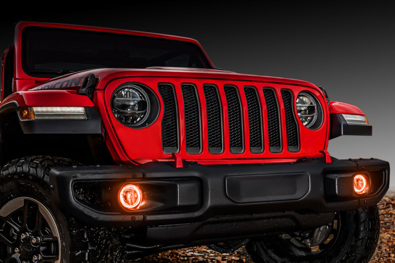 ORACLE Lighting Oracle Jeep Wrangler JL/Gladiator JT LED Surface Mount Fog Light Halo Kit - ColorSHIFT 1215-333 1215-333 Photo - lifestyle view