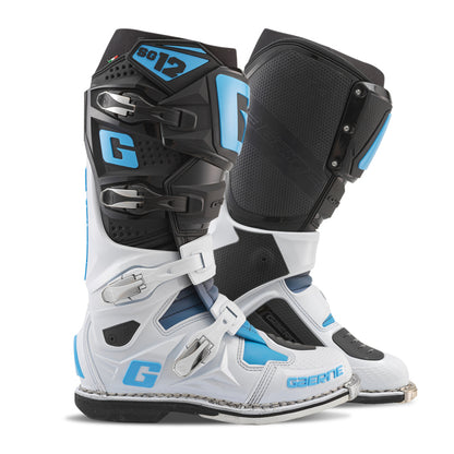 Gaerne SG12 Limited Edition Boot Black/White/Carolina Blue - Size 11 2174-103-11 2174-103-11 User 1