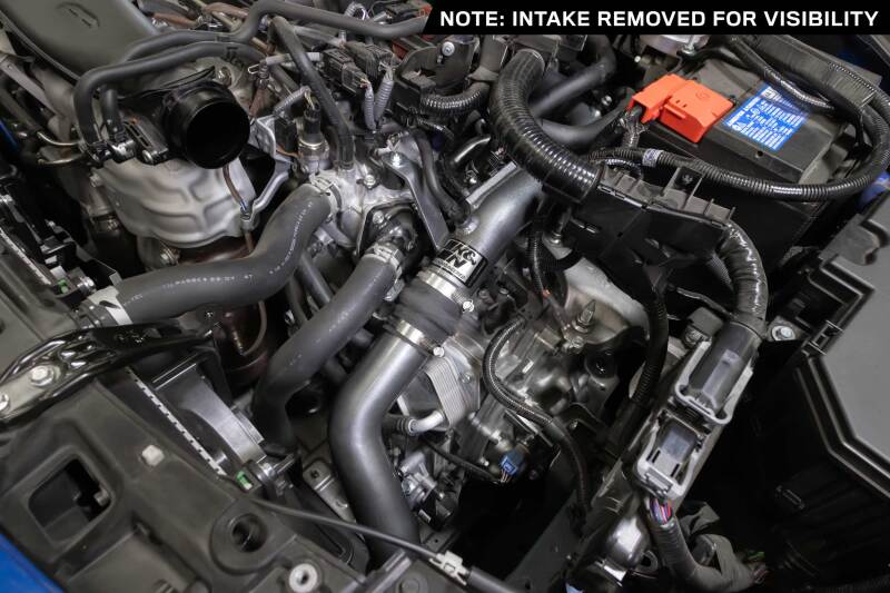 K&N Engineering K&N 22-24 Honda Civic 1.5L L4 Aluminum Charge Pipe Kit - Gunmetal Gray 77-1022KC 77-1022KC Photo - Mounted
