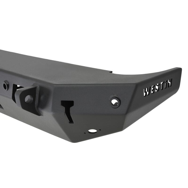 Westin 2020 Jeep Gladiator w/Sensors WJ2 Rear Bumper w/Sensor - Textured Black 59-82075 59-82075 Photo - Unmounted
