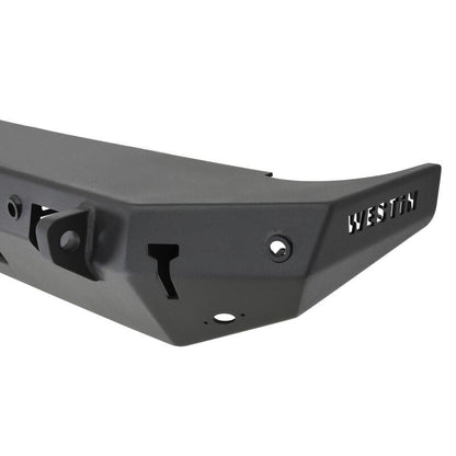Westin 2020 Jeep Gladiator w/Sensors WJ2 Rear Bumper w/Sensor - Textured Black 59-82075 59-82075 Photo - Unmounted
