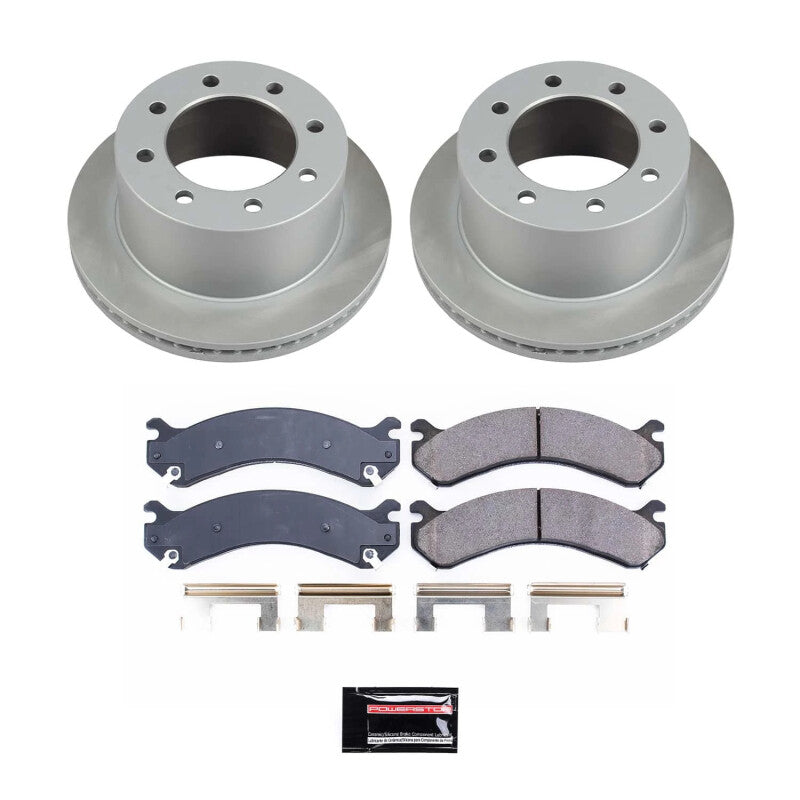 PowerStop Power Stop 07-10 GMC Sierra 3500 HD Rear Semi-Coated Rotor Kit SC5337 SC5337 Photo - Primary