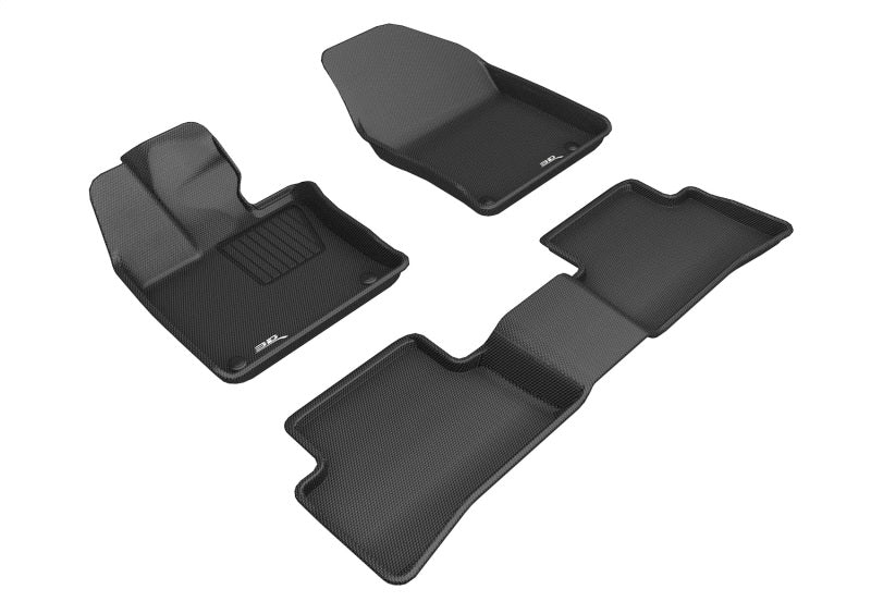 3D MAXpider 2019-2020 Lexus UX Kagu 1st  & 2nd Row Floormat - Black L1LX06601509 L1LX06601509 Photo - Primary