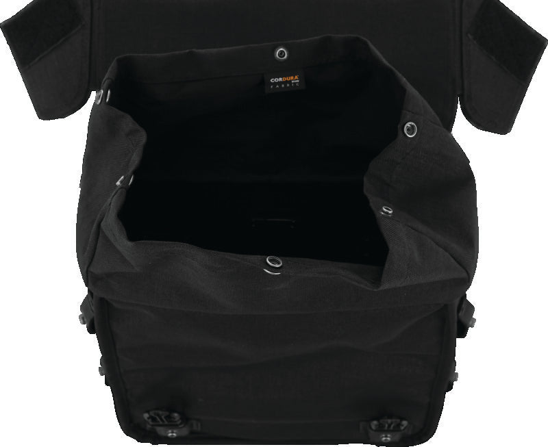 Burly Brand Throw Over Saddlebag - Black B15-1002B B15-1002B User 3
