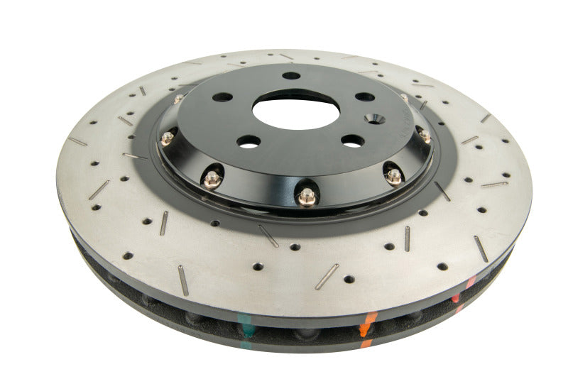 DBA 2010+ Camaro V8 SS Front Drilled & Slotted 5000 Series 2 Piece Rotor Assembled w/ Black Hat 52604BLKXS 52604BLKXS Photo - out of package