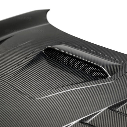Seibon Carbon Fiber Hood for 2017-2021 Honda Civic Type R HD17HDCVR-TS Photo - Primary