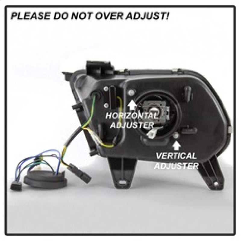 Spyder Ford Mustang 10-13 Projector Headlights - HID Model Only - Black PRO-YD-FM2010V2-HID-BK 5084569 5084569 Photo - Unmounted