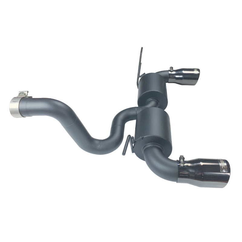 Injen 18-20 Jeep Wrangler JL L4-2.0L Turbo / V6-3.6L SS Axle-back Exhaust - Black SES5005BLK SES5005BLK Photo - out of package