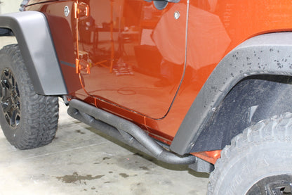 Fishbone Offroad 07-18 Jeep JK 2 Door Wrangler JK Steel Rock Sliders - Blk Textured Powdercoat FB23008 FB23008 Photo - out of package