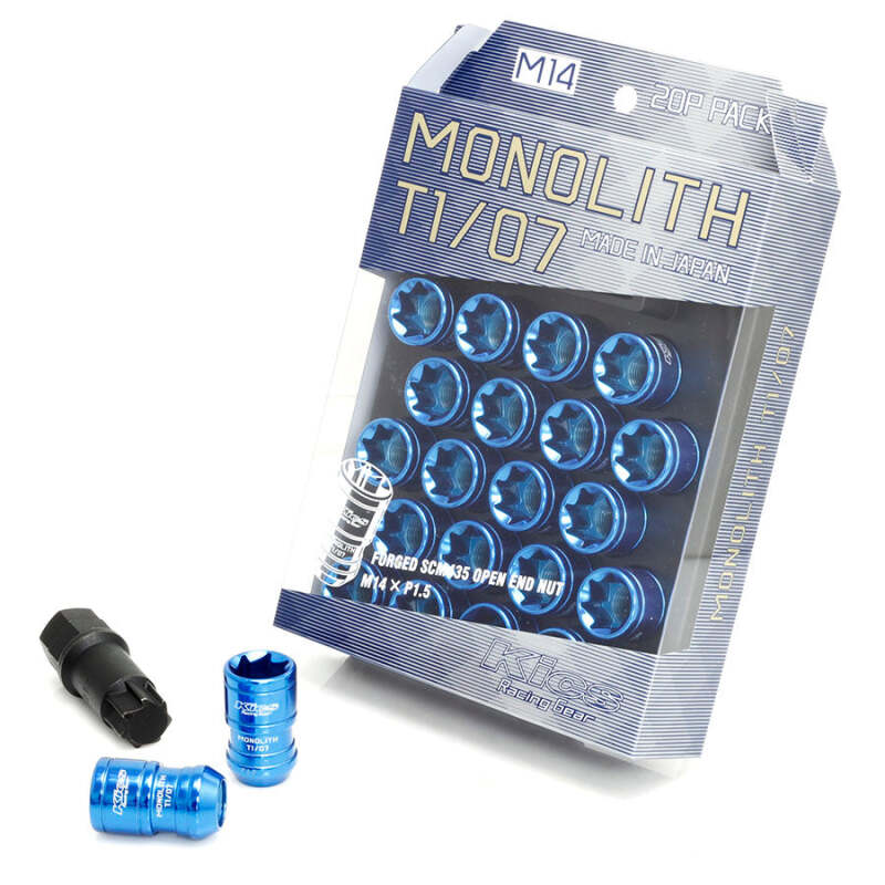 Project Kics 12x1.50 Monolith T1/06 Lug Nut Set - Blue (20 Pcs) WMN01U WMN01U User 1