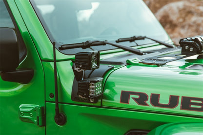 Rigid Industries 2018 Jeep Wrangler JL Cowl Mount Extension Arm 41657 Photo - Mounted